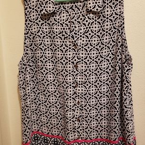 Women's Plus Size Sleeveless Top